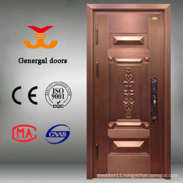 High quality luxury imitation copper exterior villa door